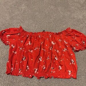 H and M Off the Shoulder Top